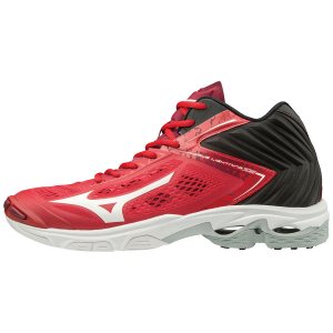 Mizuno Wave Lightning Z5 Mid Bayan Voleybol Ayakkabısı Kırmızı/Siyah (Tr.YCK)